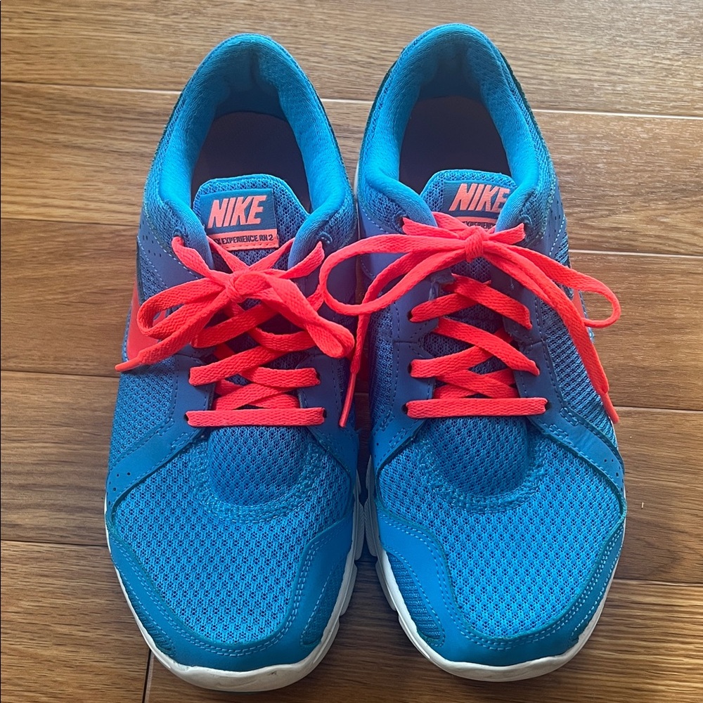 Nike Blue and Pink Athletic Shoes